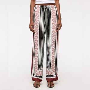 Abercrombie & Fitch Striped Wide-Leg Pants